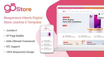 SJ GoStore - Hitech Digital Store Joomla 4 Template